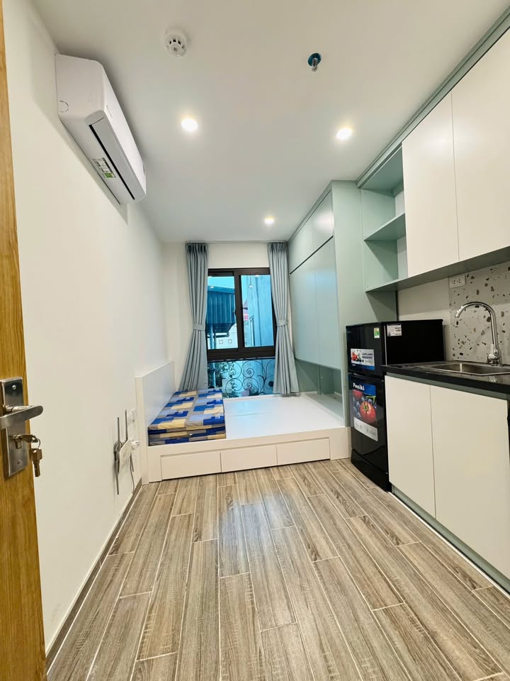 Cho thuê CCMN 145 Cổ Nhuế, Bắc Từ Liêm - Studio mới, đầy đủ nội thất!