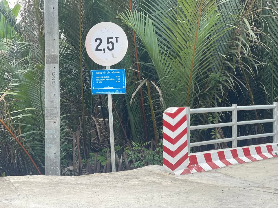 Đất vườn 2 mặt tiền cồn Thới Sơn 565.5m² giá 2.07 tỷ - Tiềm năng đầu tư sinh lời!