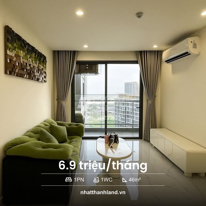 Căn hộ 1PN Vinhomes Grand Park Thủ Đức 46m² giá 6.9 triệu - Đầy đủ nội thất