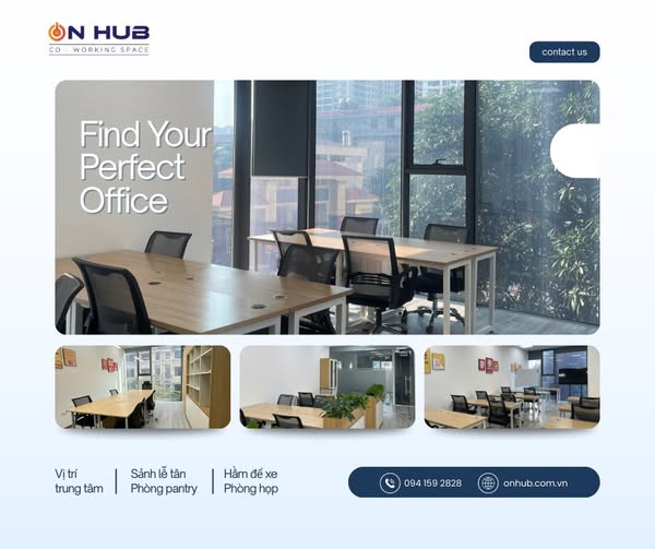 Văn phòng cho thuê ONHUB OFFICE tại Thanh Xuân - Không gian làm việc tối ưu cho doanh nghiệp!