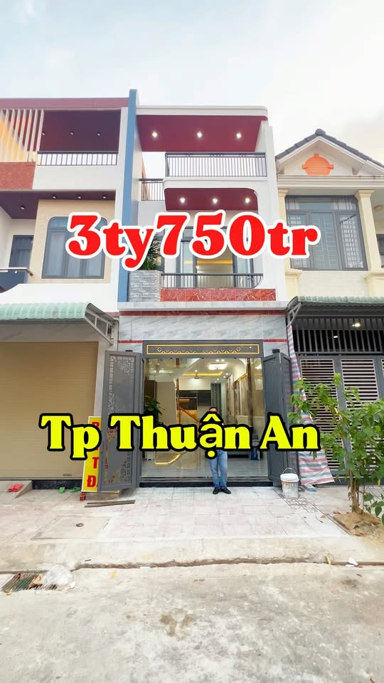 Nhà bán tại phường Bình Chuẩn, TP Thuận An, diện tích 60m² giá 3.75 tỷ - Khu dân cư đẹp, gần KCN VSIP 1!