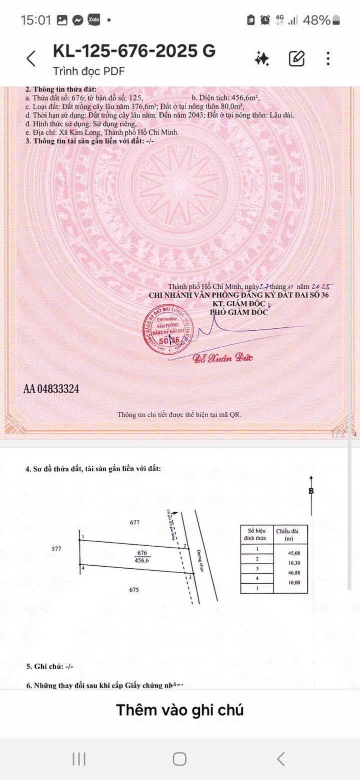 Đất nền Kim Long, Châu Đức 450m² giá 1.18 tỷ - Đường nhựa rộng, gần trường học!