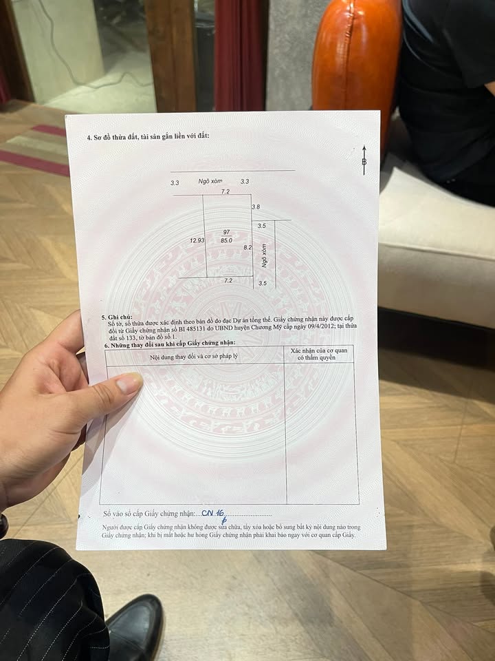 Đất kèm nhà cấp 4 tại Hoàng Văn Thụ, Chương Mỹ, 85m² giá thỏa thuận - Sẵn sàng vào ở!