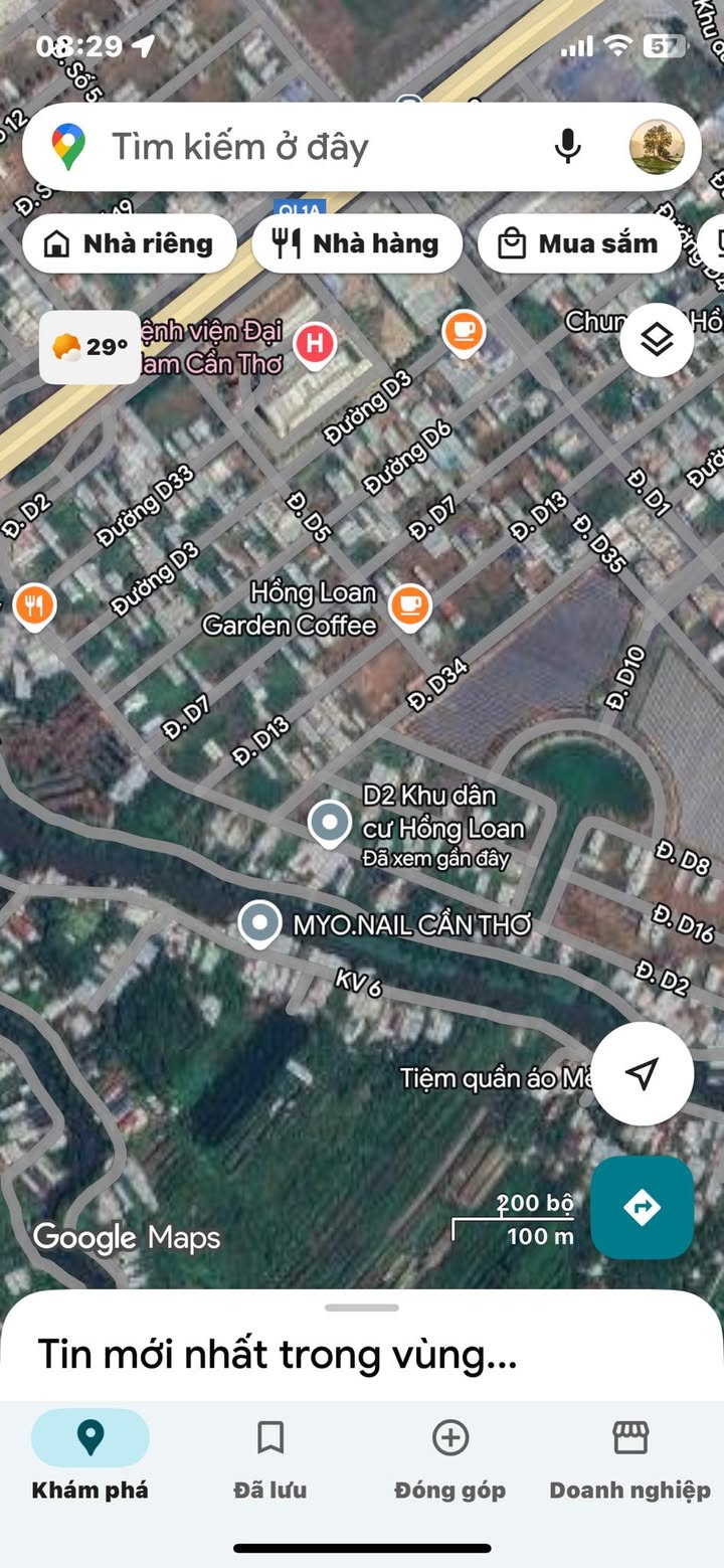 Đất nền KDC Hồng Loan Cần Thơ 110m² giá 3.3 tỷ - Hướng Tây Nam, lề đường 10m!