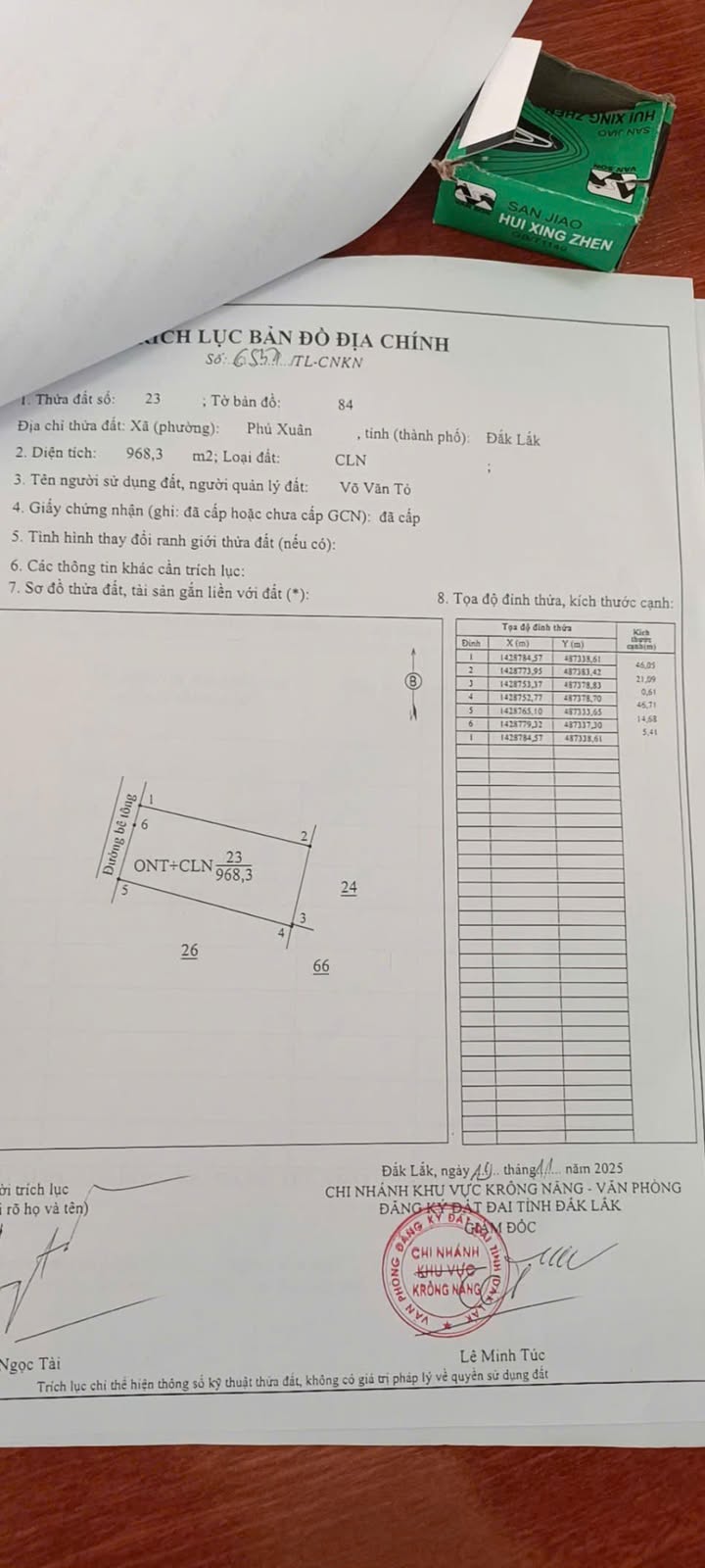 Đất thổ cư Phú Xuân 920m² giá thương lượng - Cơ hội đầu tư hấp dẫn!