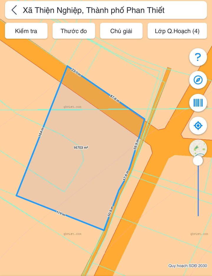 Đất nông nghiệp Thiện Sơn, Phan Thiết 16.700m² - Giá chỉ 500 triệu VND!