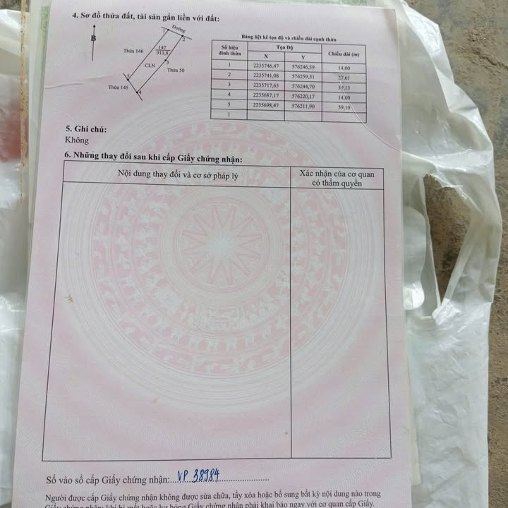 Đất trồng cây lâu năm 1000m² tại Kỳ Phú Ninh Bình - Giá chỉ 1 tỷ!