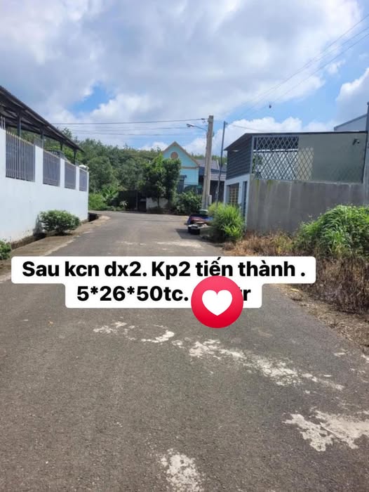 Đất nền Tiến Thành, Đồng Xoài 130m² giá 620 triệu - Đầu tư sinh lời ngay!