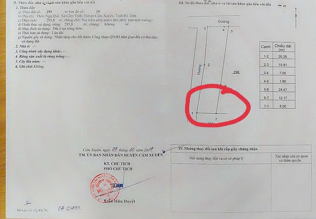 Đất nền thôn Ngụ Quế, xã Cẩm Vịnh 140m² giá chỉ 600 triệu - Cơ hội đầu tư hấp dẫn!