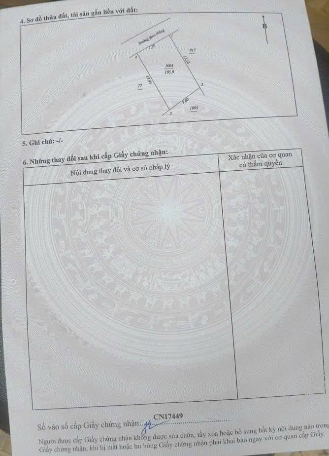 Đất nền Linh Sơn Thái Nguyên 105m² giá 1 tỷ - Cơ hội đầu tư tuyệt vời!