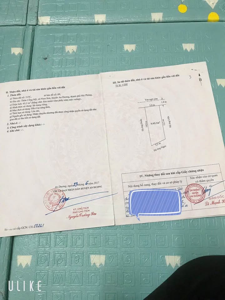 Đất nền Nam Sơn, An Dương 66m² giá 1.39 tỷ - Vị trí đẹp, tiện ích đầy đủ!