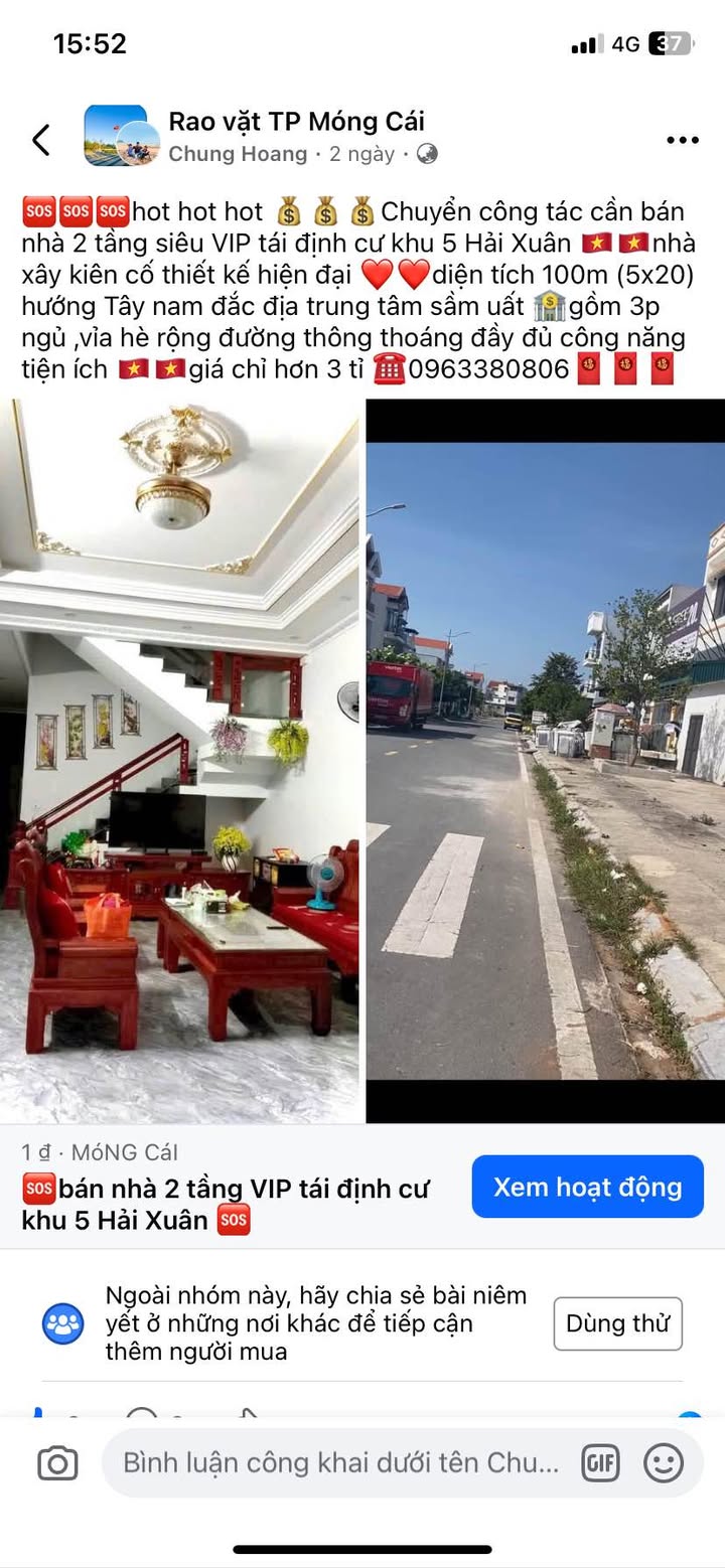 Nhà 2 tầng tại Hải Xuân, Móng Cái 100m² giá 3 tỷ - Thiết kế hiện đại, vị trí đắc địa!