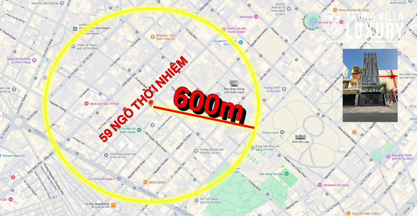 Building cho thuê 59 Ngô Thời Nhiệm, Quận 3, 91m² - Hợp đồng 200 triệu/tháng, còn 7 năm!