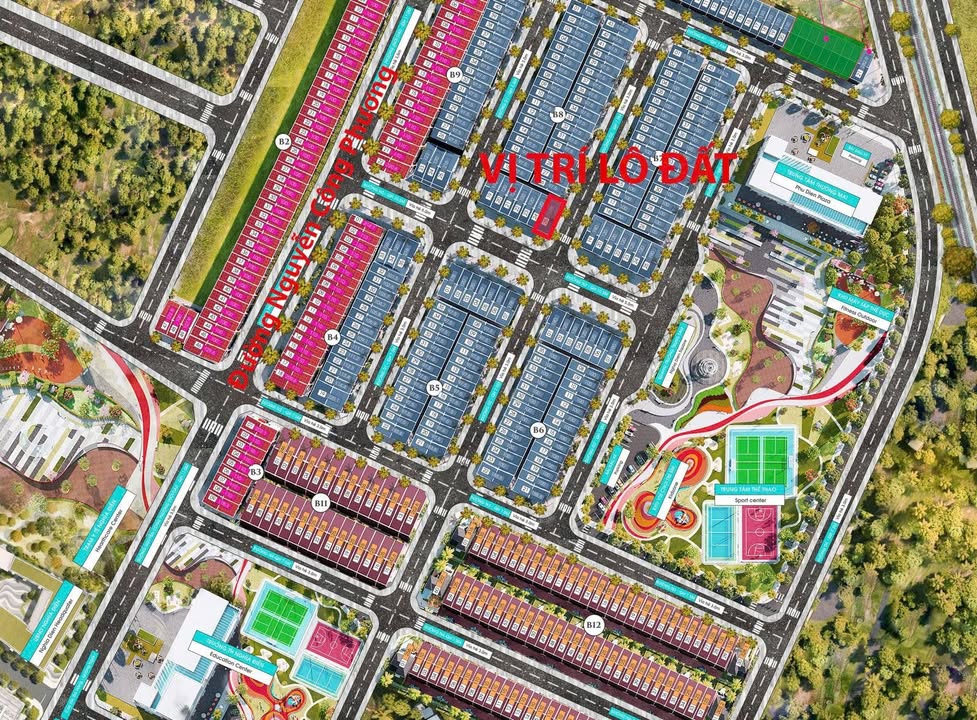 Đất nền KDC Phú Điền Quảng Ngãi 100m² giá 1.05 tỷ - View công viên sân bóng lý tưởng!