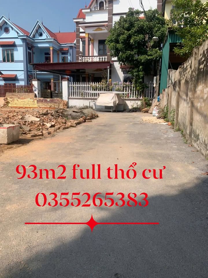 Đất nền chính chủ Bích Động, Việt Yên 93m² - Gần chợ, thuận tiện giao thông!