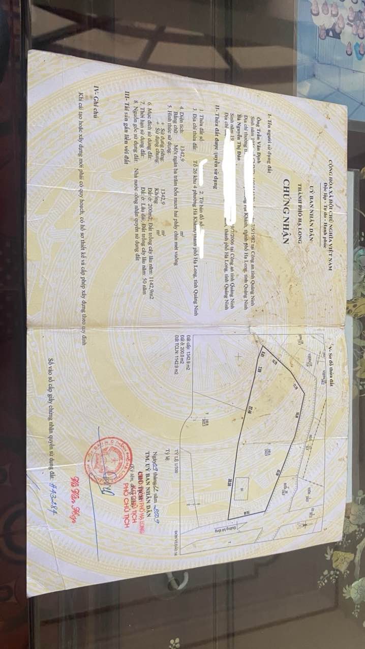 Đất nền 1350m² tại Phường Cao Xanh, Hạ Long - Đầu tư sinh lời ngay!