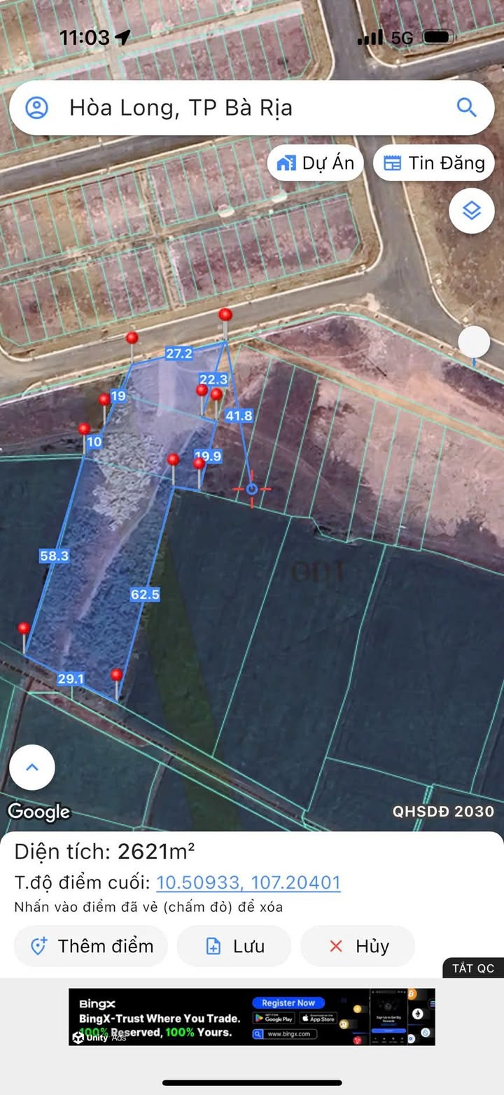 Đất nền khu Lan Anh 1 Bà Rịa - Vũng Tàu 2600m² giá 18 tỷ - Cơ hội đầu tư sinh lời!