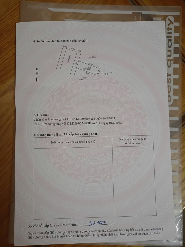 Đất nền mặt bằng 2713 phường Đông Tiến 120m² giá 1.55 tỷ - Vị trí đẹp, kinh doanh tốt!