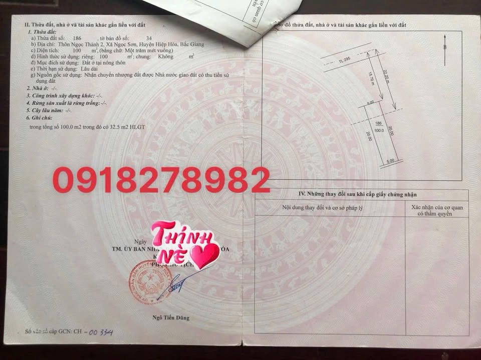 Đất nền Hiệp Hòa 100m² giá 2.3 tỷ - Tiềm năng sinh lời lớn!