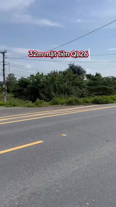 Đất Cây Lâu Năm 1800m² mặt tiền Quốc Lộ 26 - Giá chỉ 700 triệu!