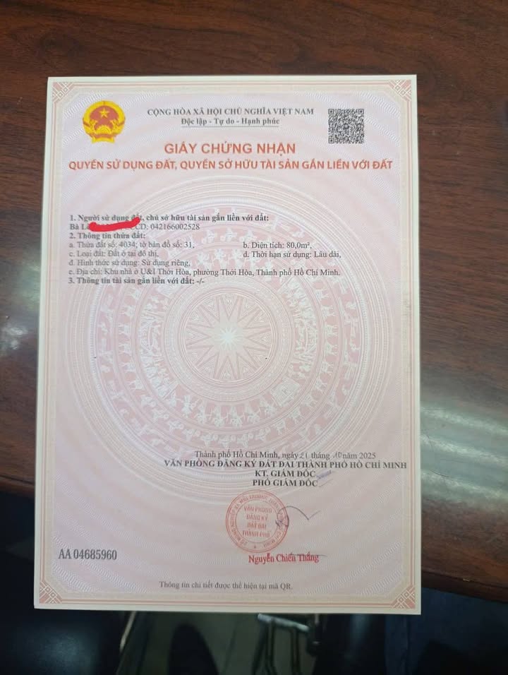 Đất thổ cư Thới Hòa Bến Cát 80m² giá 1.3 tỷ - Cơ hội đầu tư tuyệt vời!