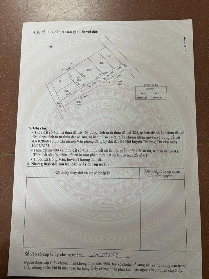 Đất nền Hồng Vân Thường Tín 80m² - Giá tốt cho nhà đầu tư!