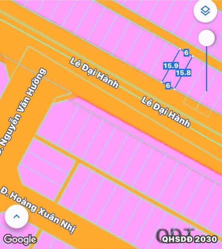 Đất mặt tiền kinh doanh Văn Tiến Dũng, P. Tam Long, Bà Rịa - 96m² giá 3.55 tỷ - Cơ hội đầu tư sinh lời!