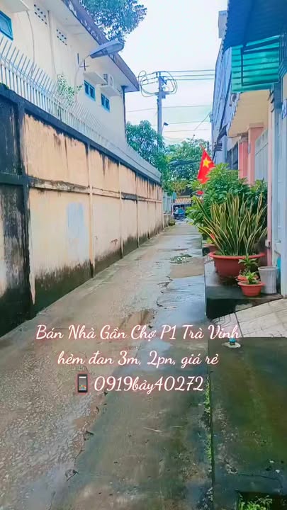Nhà phố Trà Vinh 64m² giá 850 triệu - Gần chợ Phường 1, thuận tiện sinh hoạt!