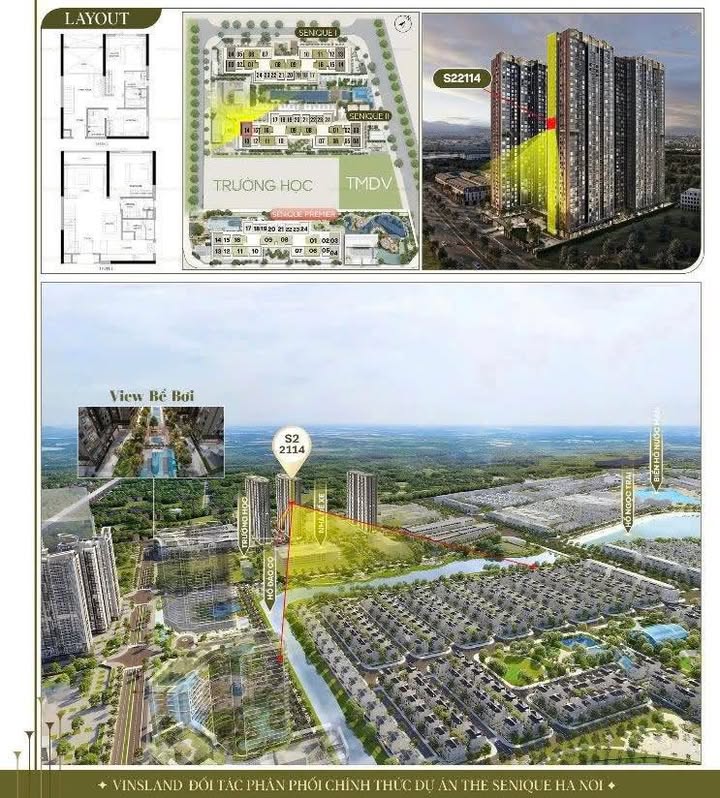 Căn hộ Duplex 133m² tại The Senique, Gia Lâm - Chuyển nhượng giá tốt!