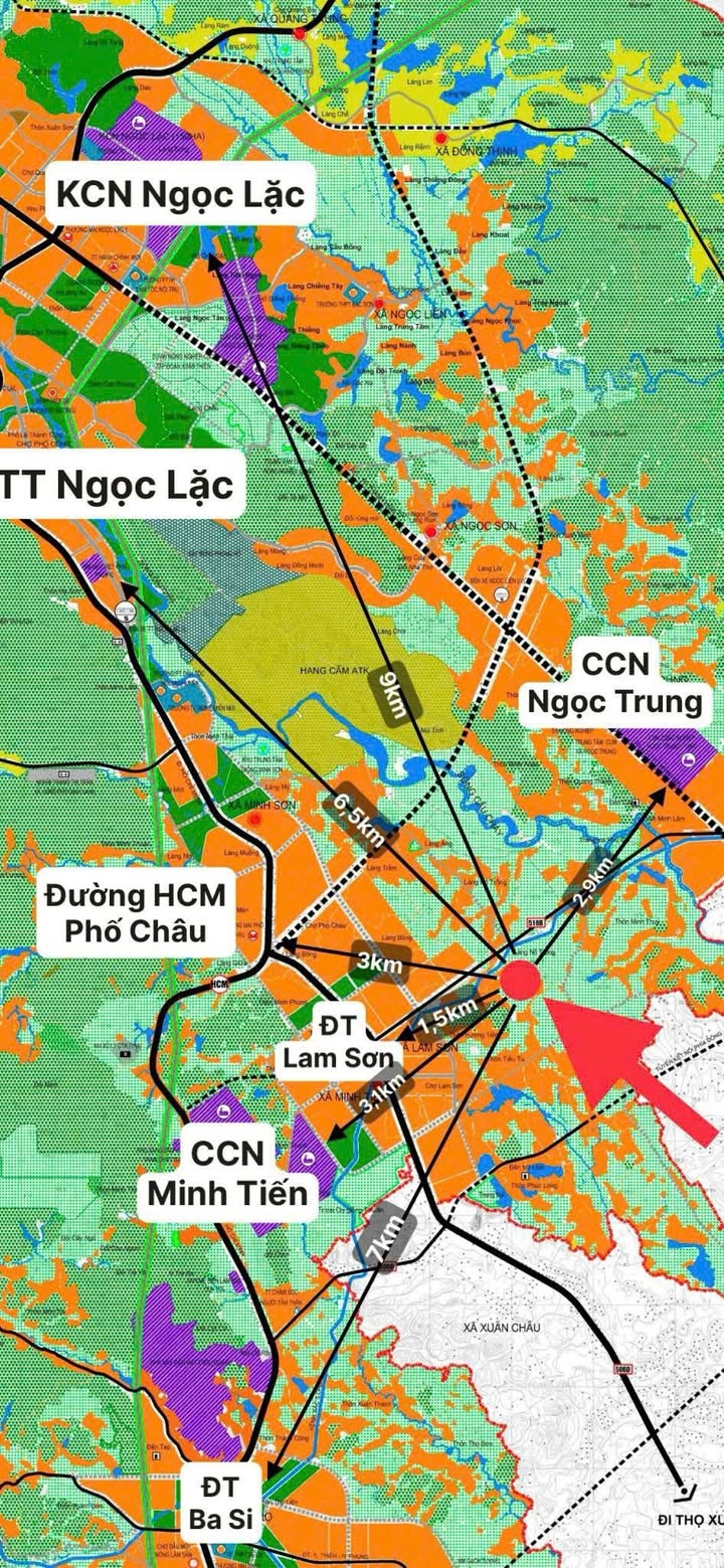 Đất nền Minh Tiến, Ngọc Lặc 117m² giá 150 triệu - Cơ hội đầu tư hiếm có!