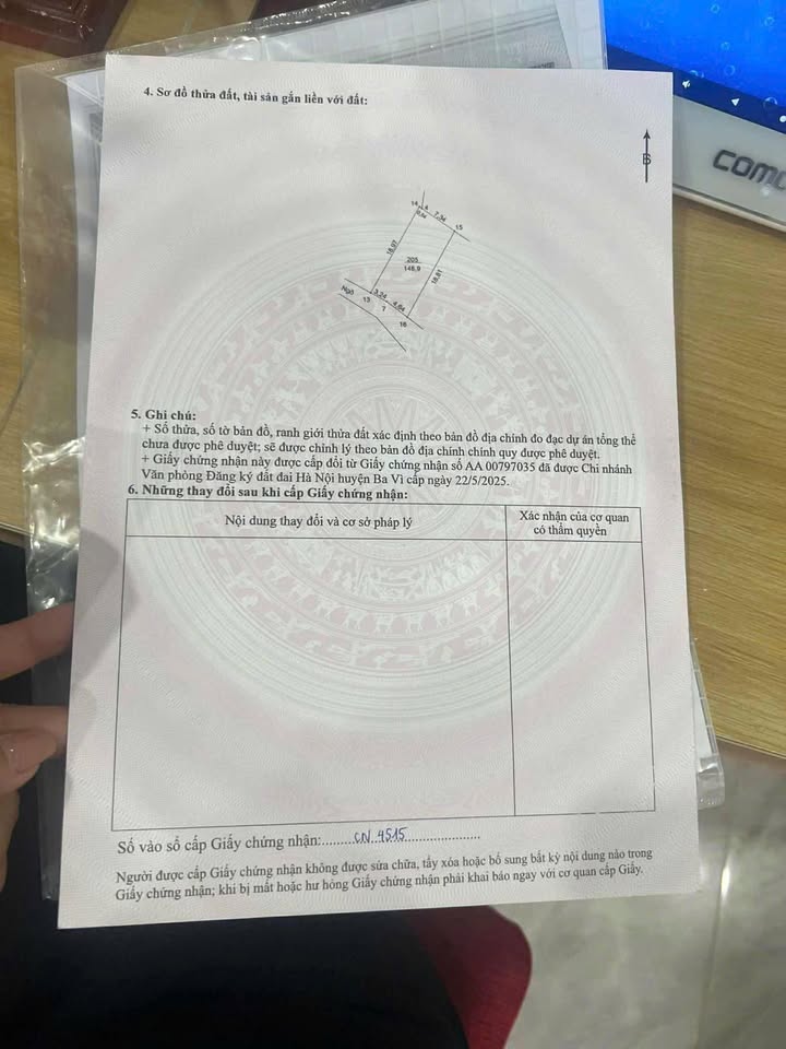 Đất nền Quảng Oai, Ba Vì 147m² giá chỉ 800 triệu - Cơ hội đầu tư tuyệt vời!