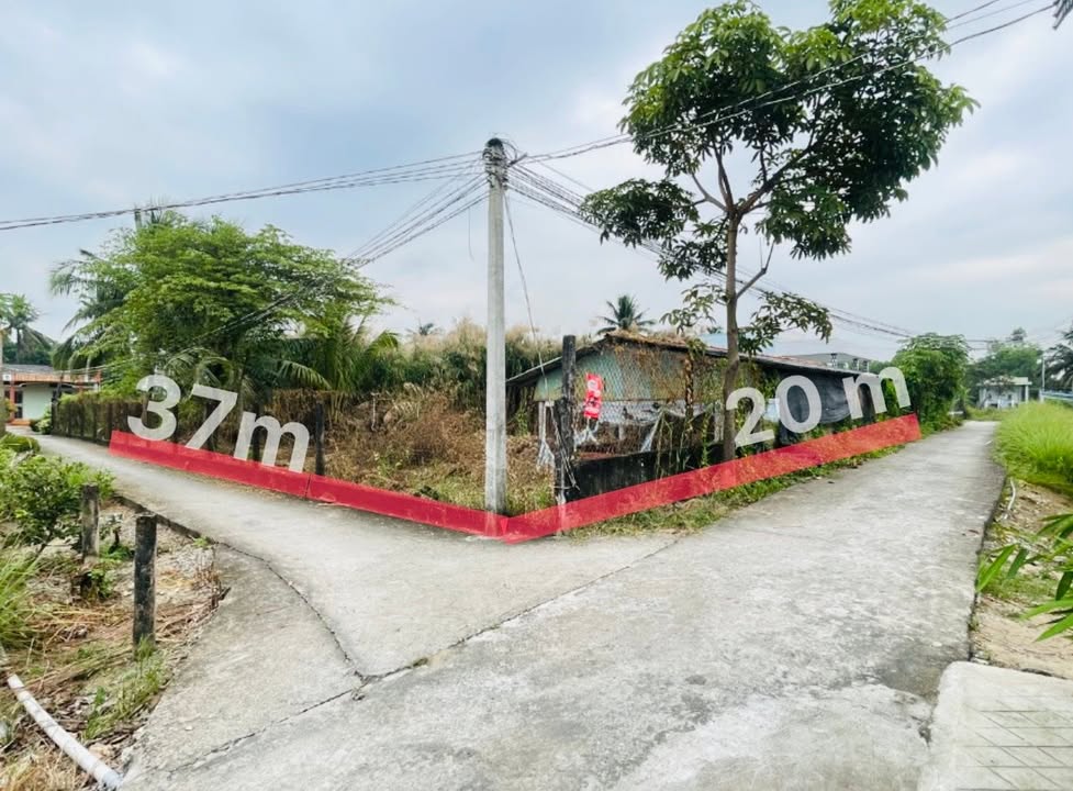 Đất thổ cư 2 mặt tiền 20x37m tại Tầm Vu, Tây Ninh giá 1.7 tỷ - Đầu tư hấp dẫn!