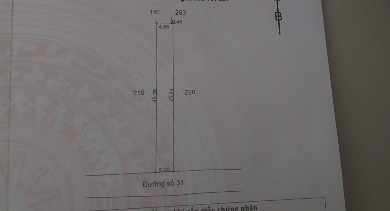 Đất nền đường 31, xã Nghĩa Thành, Châu Đức 180m² - Giá chỉ 1.3 tỷ!