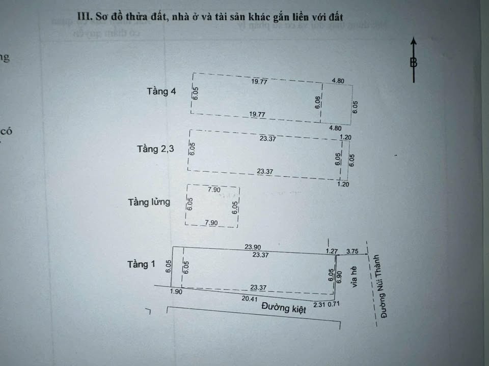 Nhà 4 tầng mặt tiền Núi Thành - Hải Châu, Đà Nẵng 168m² giá 30 tỷ - Đầu tư sinh lời