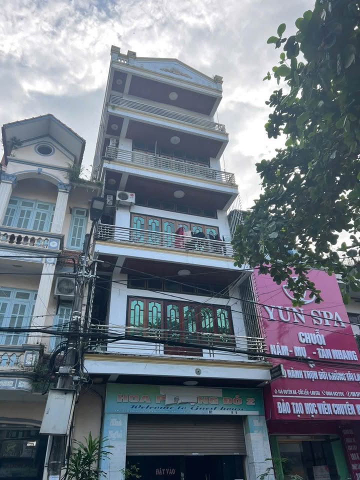 Nhà nghỉ 6 tầng đường Duyên Hà, Cốc Lếu, Lào Cai 114m² - Sổ đỏ chính chủ, giá tốt!