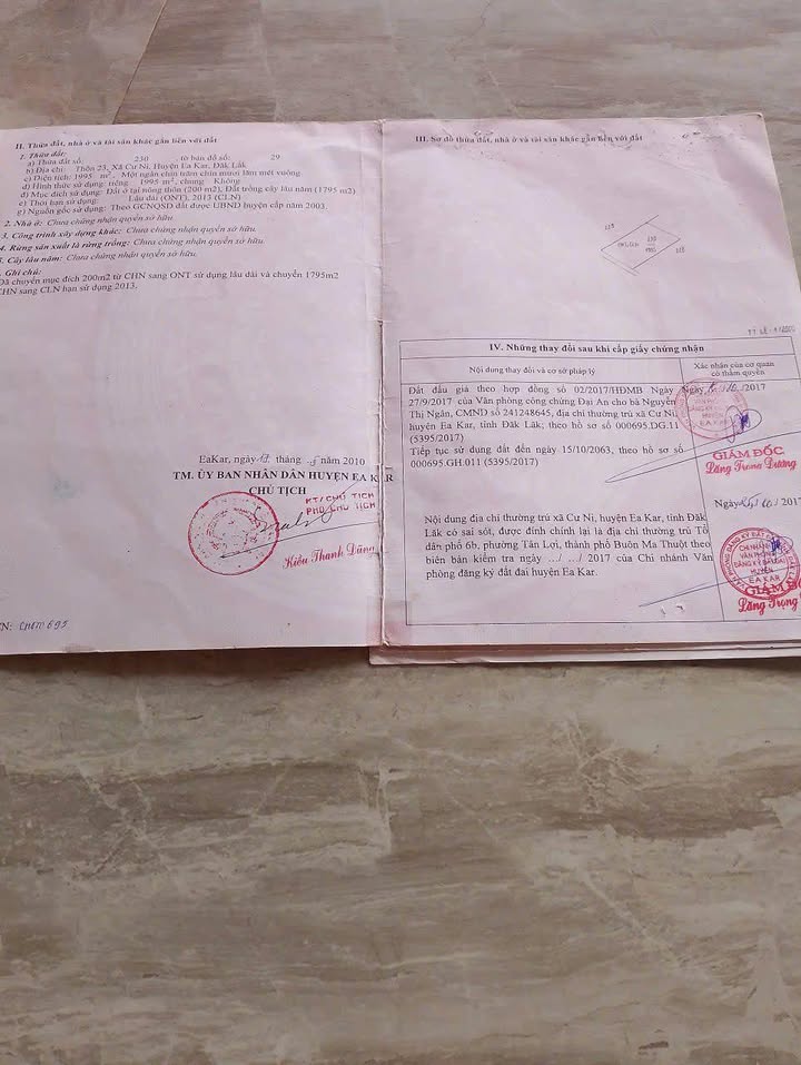 Đất farm 1,7ha tại Cư Ni, Đắk Lắk - Giá chỉ 70 triệu/sào!