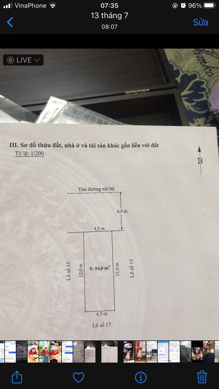 Đất nền khu tái định cư Hộ Phụ Xi Măng 54m² giá 2.8 tỷ - Tiềm năng tăng giá cực mạnh!