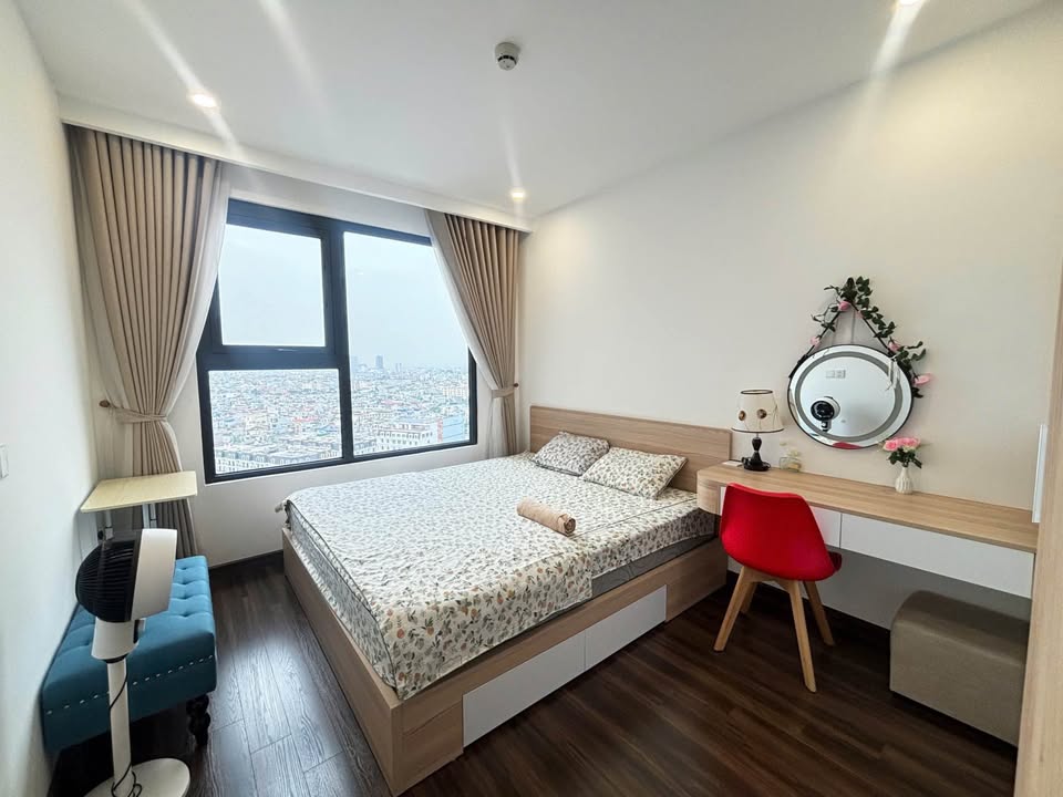 Căn hộ Hoàng Huy Commerce Hải Phòng 1,5 phòng ngủ giá 9 triệu - Full nội thất, chỉ việc vào ở!