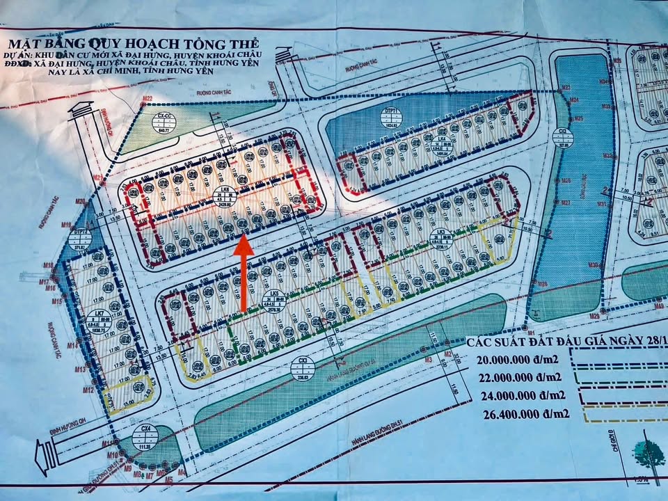 Đất nền xã Chí Minh, Khoái Châu, 102m² chỉ 3.85 tỷ - Đầu tư sinh lời ngay!
