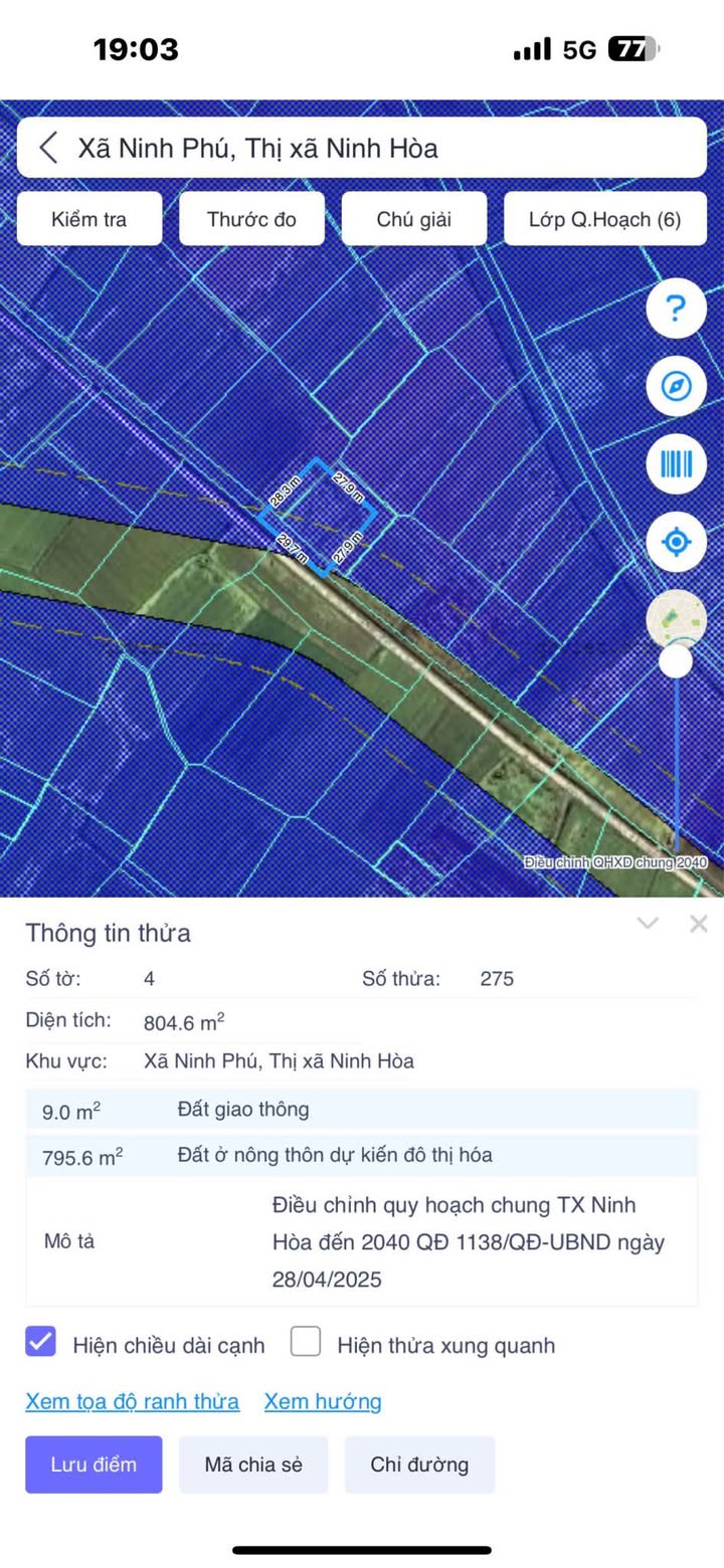 Đất Nền Ninh Phú Ninh Hòa 800m² giá 49 triệu - Đường ô tô vào tận nơi!