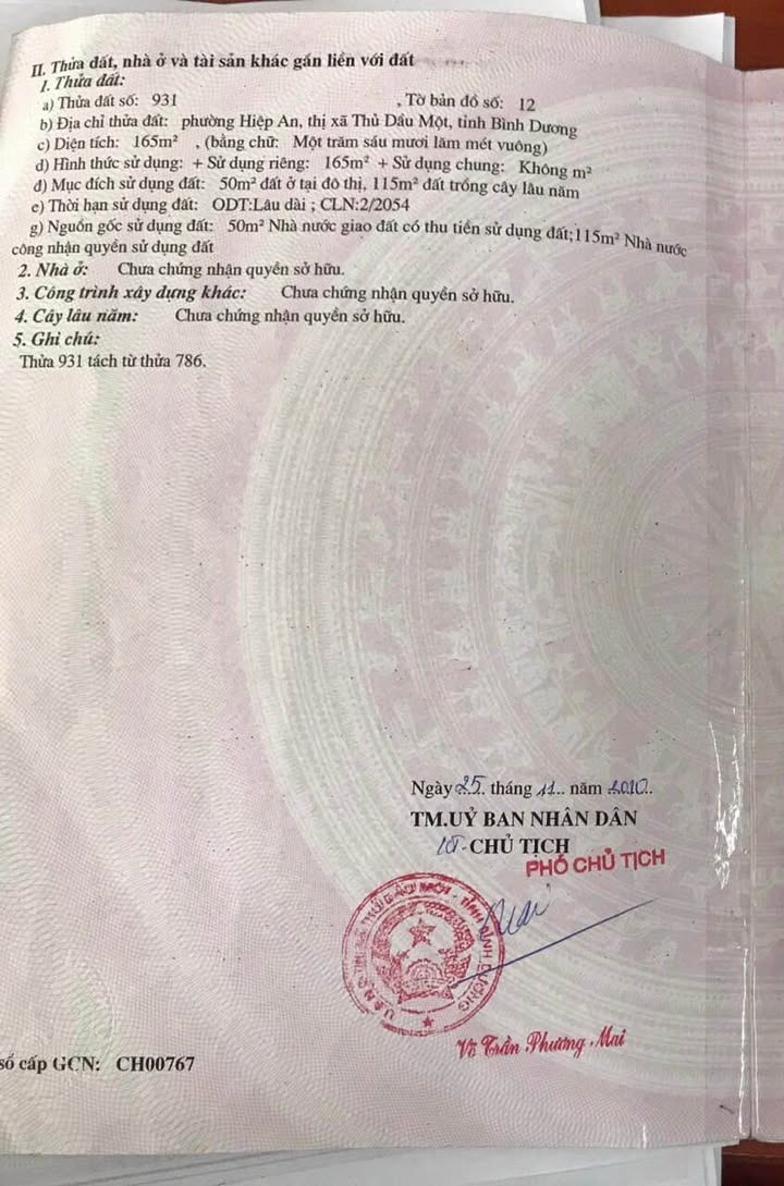 Đất thổ cư Tân An, Thủ Dầu Một 168m² giá 1.85 tỷ - Cơ hội đầu tư tuyệt vời!