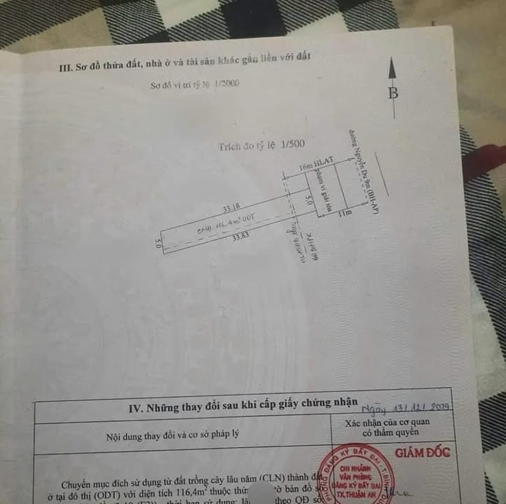 Đất mặt tiền đường Nguyễn Du, Bình Hòa 166m² giá 5.5 tỷ - Kinh doanh sầm uất