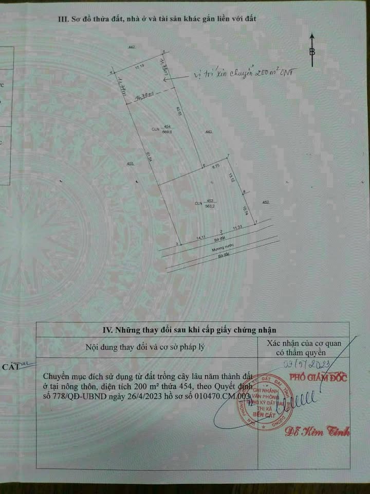 Đất nền An Tây Bến Cát 1232m² - Cơ hội đầu tư hấp dẫn!