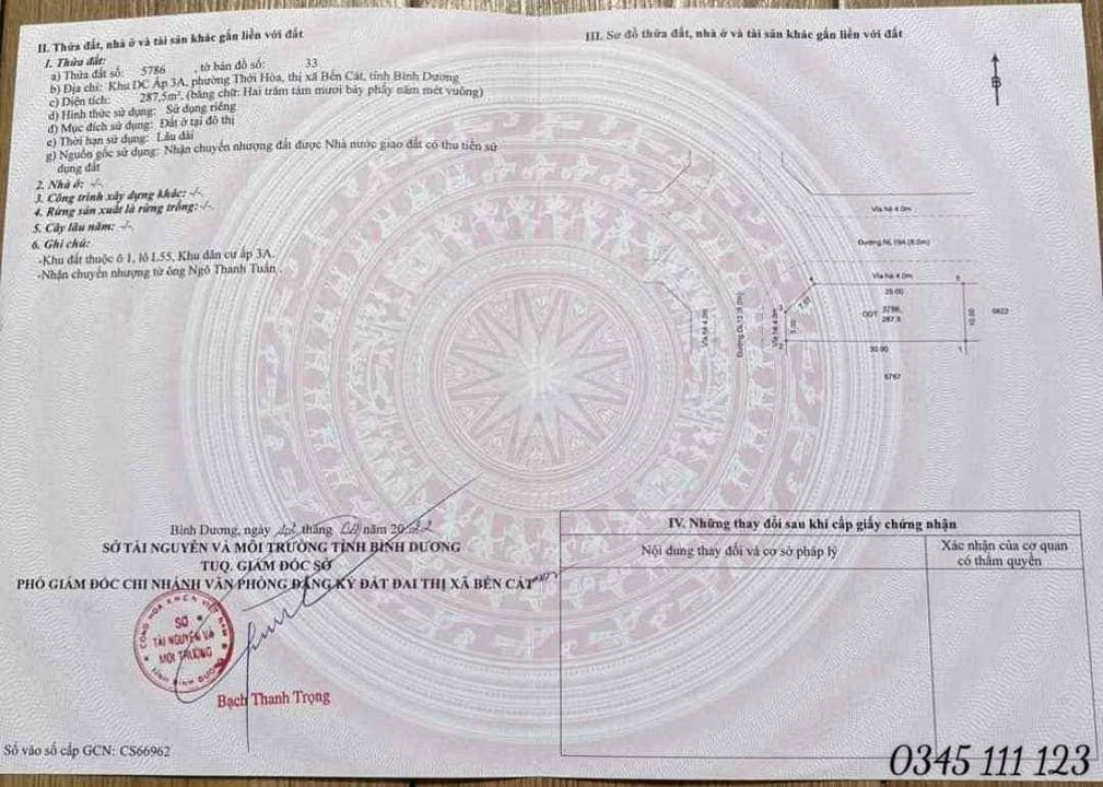 Đất nền 300m² đường DL12, Bến Cát giá 5 tỷ - Đầu tư sinh lời ngay!