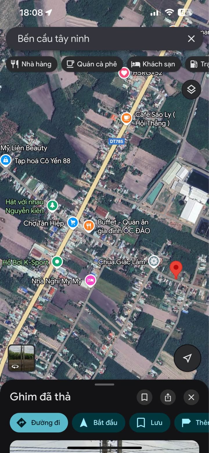 Đất thổ cư Tân Hiệp, Tân Châu 250m² giá 700 triệu - Gần chợ tiện lợi!