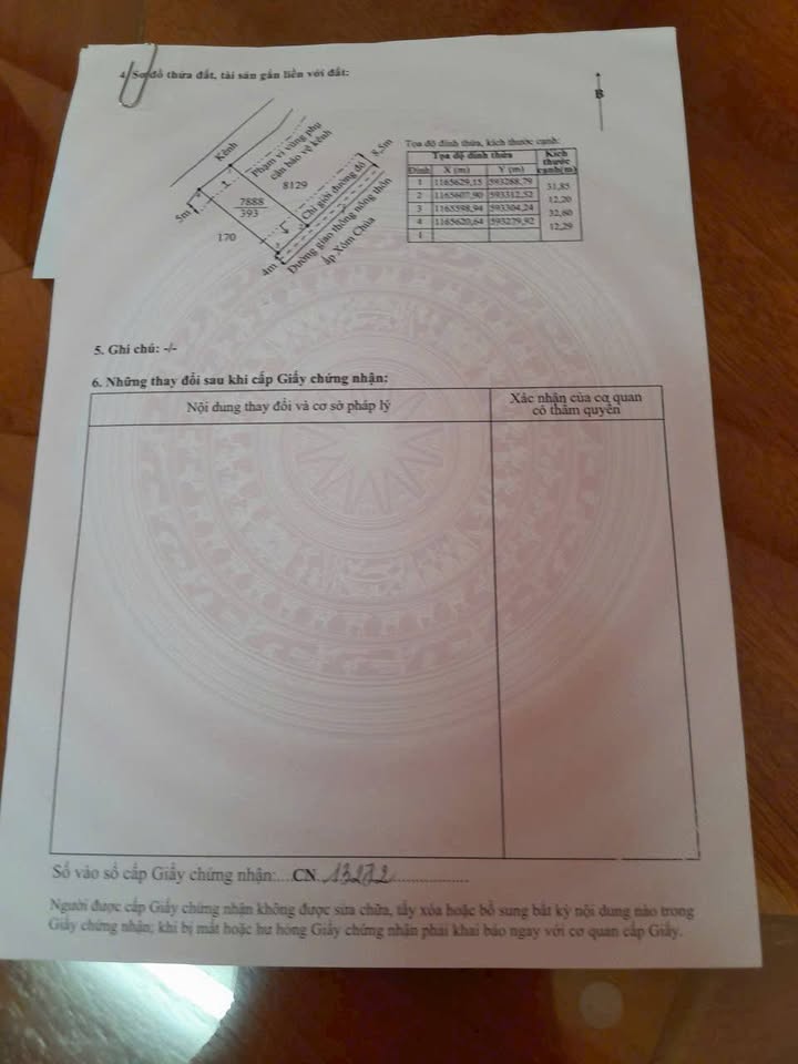 Đất thổ cư 1000m² xã Tân Lân - Giá chỉ 4.8 tỷ, sổ đỏ chính chủ!