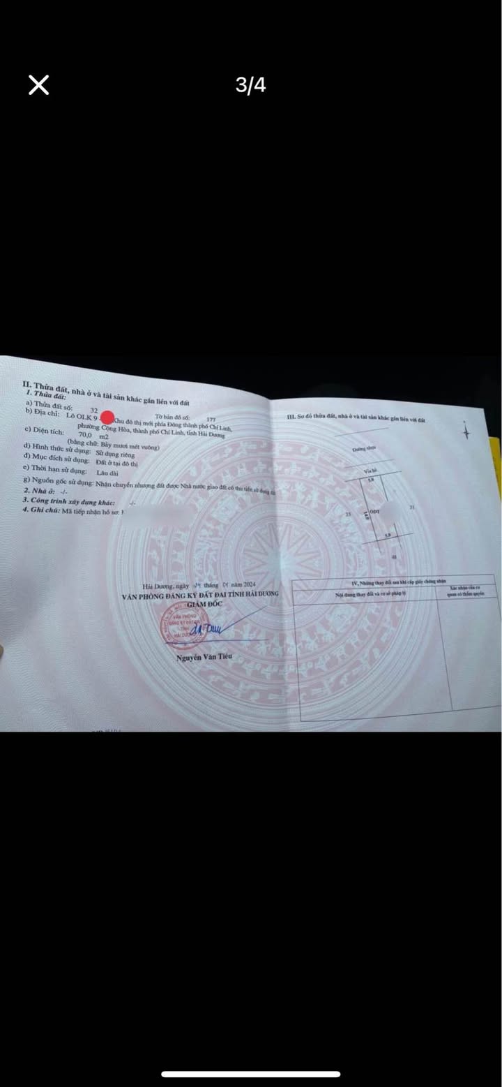 Đất nền khu Cộng Hòa, TP Chí Linh 70m² - Giá tốt, cơ hội đầu tư hấp dẫn!