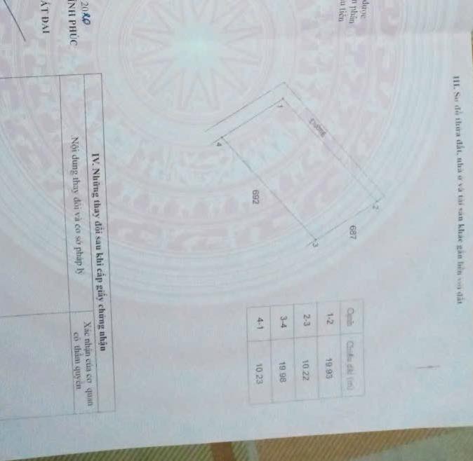 Đất nền lô góc 2 mặt tiền 200m² tại Thanh Vân, Tam Dương - Giá chỉ 1.4 tỷ VND!