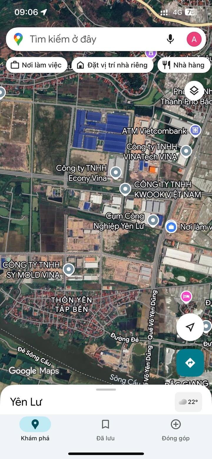 Đất nền Yên Lư, Yên Dũng 100m² giá 1.3 tỷ - Cơ hội đầu tư hấp dẫn!