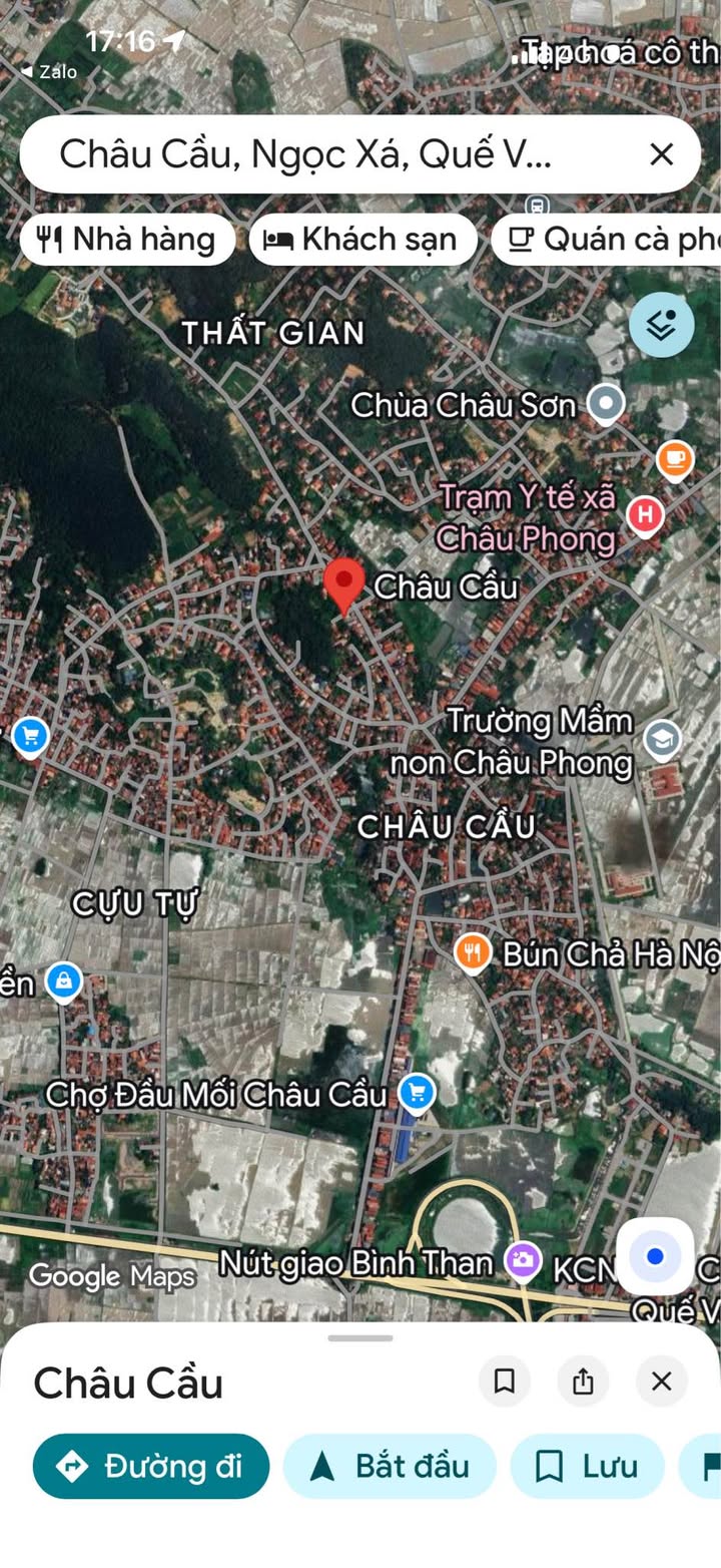 Bán đất thổ cư Châu Cầu, Châu Phong 88m² giá 9xx triệu - Vị trí đắc địa gần KCN!